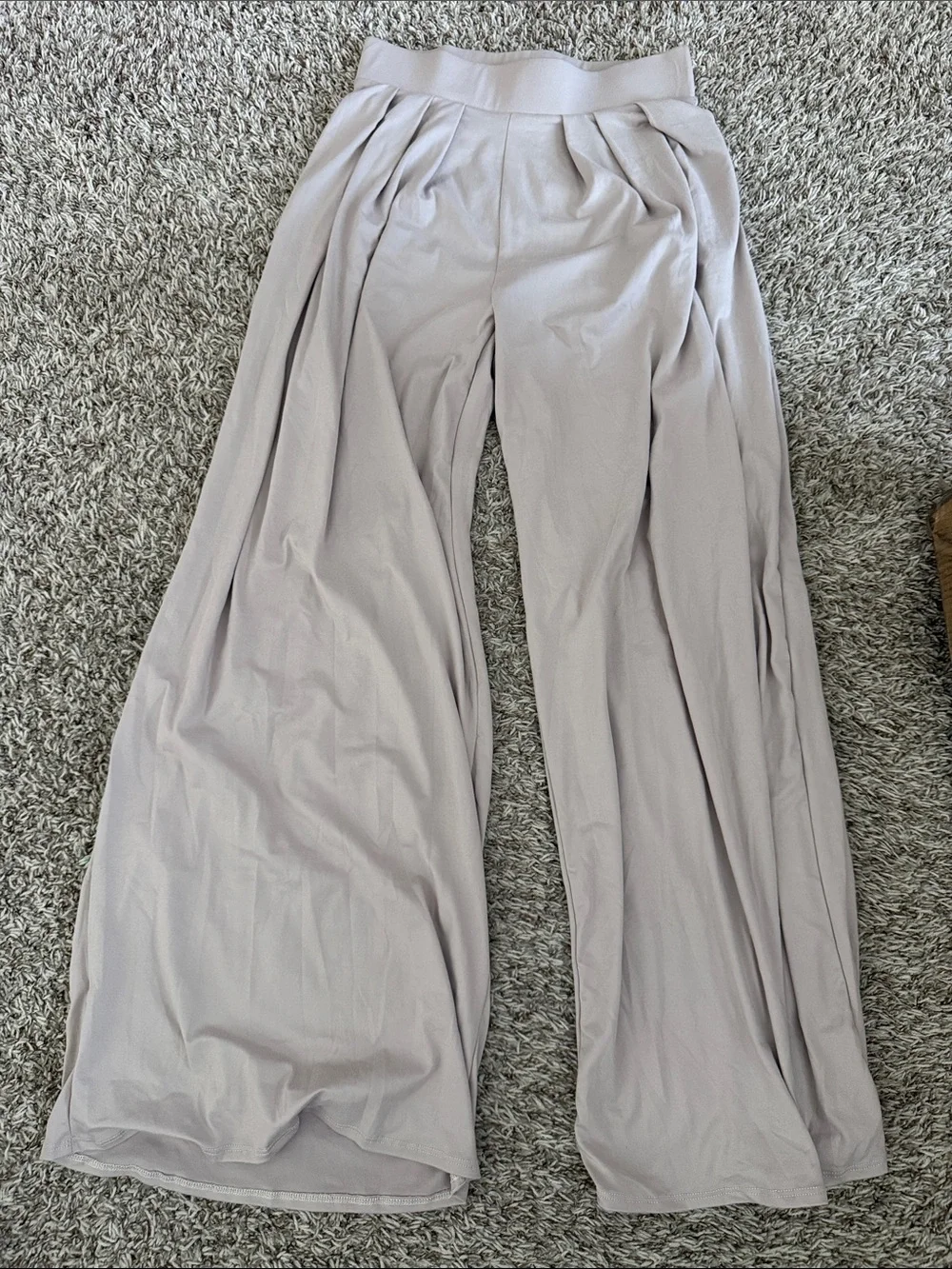 WinWin Neutral Taupe Stretch Ponte Skirt